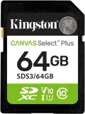 Флеш карта SDXC 64GB Kingston SDS3/64GB Canvas Select Plus w/o adapter