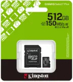 Флеш карта microSDXC 512GB Kingston SDCS3/512GB Canvas Select Plus + adapter