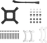 Система водяного охлаждения Deepcool LE360 V2 Zero Dark Soc-AM5/AM4/1200/1700/1851 черный 4-pin 19-31.6dB Al 250W 1632gr Ret (R-LE360ZERO-BKLNMD-G-1)