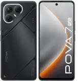 Смартфон Tecno Pova 7 5G 128Gb 8Gb черный моноблок 3G 4G 2Sim 6.78" 1080x2460 Android 15 50Mpix 802.11 a/b/g/n/ac/ax NFC GPS GSM900/1800 Protect microSD max1024Gb