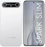 Смартфон Tecno Spark Slim 256Gb 8Gb белый моноблок 3G 4G 6.78" 1224x2720 Android 15 50Mpix 802.11 a/b/g/n/ac/ax NFC GPS GSM900/1800 Protect