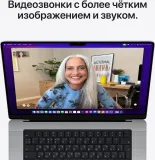 Ноутбук Apple MacBook Pro A2442 M1 Pro 10 core 16Gb SSD1Tb/16 core GPU 14.2" Liquid Retina XDR (3024x1964) macOS silver WiFi BT Cam (MKGT3RU/A)