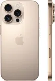 Смартфон Apple A3293 iPhone 16 Pro 128Gb бежевый титан моноблок 3G 4G 1Sim 6.3" 1206x2622 iOS 18 48Mpix 802.11 a/b/g/n/ac/ax/be NFC GPS Protect