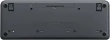 Клавиатура Logitech K250 графитовый беспроводная BT slim Multimedia (920-013452)