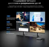 Неттоп Acer Gadget E10 ETBox1 i5 13500H (2.6) 16Gb SSD512Gb UHDG Windows 11 Pro 2x2.5GbitEth WiFi BT 120W серебристый/черный