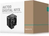 Устройство охлаждения(кулер) Deepcool AK700 Digital NYX Soc-AM5/AM4/1200/1700/1851 черный 4-pin 21-36dB Al+Cu LCD 280W 1252gr Ret (R-AK700-BKNNMN-GJD-1)