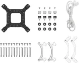 Система водяного охлаждения Deepcool LE360 PRO Wh ARGB Soc-AM5/AM4/1200/1700/1851 белый 4-pin 19-33dB Al 300W 1817gr Ret (R-LE360PRO-WHAMMC-G-1)