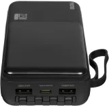 Мобильный аккумулятор Tecno Pocket L201Q 20000mAh QC3.0/PD 22.5W 3A USB-A/2xUSB-C черный (L201Q)