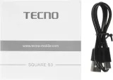 Колонка порт. Tecno S3 Square черный 3W 1.1 BT 2000mAh (S3)