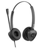 Гарнитура для IP телефонов Fanvil HT302-U Fanvil Гарнитура USB, кож.зам., HD Audio, складной микрофон, 1,8м., 95г.