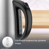 Чайник электрический Moulinex BY3R0DF0 1.7л. 2200Вт серебристый/черный корпус: нерж.сталь/пластик