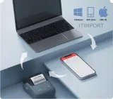 Термопринтер Niimbot B1 Space Blue (1746799) 203dpi 50мм/с/USB/BT для печ.этик. голубой