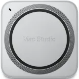 ПК Apple Mac studio A2901 M2 Ultra 24 core (3.5) 64Gb SSD1Tb 60 core GPU CR macOS 10GbEth WiFi BT серебристый (MQH63HN/A)