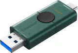 Флеш Диск Kingston 256GB DataTraveler Duo G2 DTDEG2/256GB USB3.0 зеленый/черный