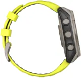 Смарт-часы Garmin Fenix 8 47мм 1.3" AMOLED корп.серебристый рем.желтый (010-02906-21)
