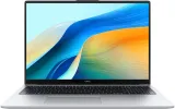 Ноутбук Huawei MateBook D 16 MitchellG-W5651 Core i5 13420H 16Gb SSD512Gb Intel UHD Graphics 16" IPS (1920x1200) без ОС silver WiFi BT Cam (53014MTX)