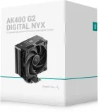 Устройство охлаждения(кулер) Deepcool AK400 G2 Digital NYX Soc-AM5/AM4/1200/1700/1851 черный 4-pin 29-29dB Al+Cu LCD 220W 661gr Ret (R-AK400G2-BKNNMN-GJD-1)