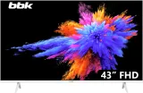 Телевизор LED BBK 42.5" 43LEM-1054/FTS2C (W) белый FULL HD 60Hz DVB-T2 DVB-C DVB-S2 USB (RUS)