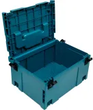 Ящик для инструментов Makita Makpac тип 3 24.47л 1отд. бирюзовый/черный (821551-8)
