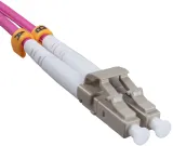 Cabeus FOP-50-OM4-LC-LC-5m Шнур оптический duplex LC-LC 50/125 mm OM4 5м LSZH