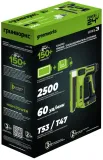 Степлер аккумуляторный Greenworks G24CS10 скобы тип 53: 6-14мм гвозди тип 47: 14мм