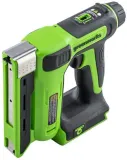Степлер аккумуляторный Greenworks G24CS10 скобы тип 53: 6-14мм гвозди тип 47: 14мм