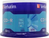 Диск CD-R Verbatim 700Mb 52x Cake Box (50шт) (43351)