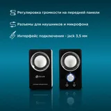 Колонки Оклик OK-116 2.0 черный 6Вт