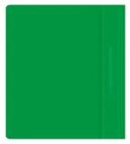 Папка-скоросшиватель Бюрократ Люкс -PSL20A5GRN A5 прозрач.верх.лист пластик зеленый 0.14/0.18
