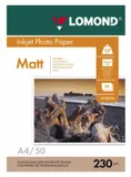 Фотобумага Lomond 0102016 A4/230г/м2/50л./белый матовое для струйной печати