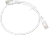 Патч-корд Lanmaster TWT-45-45-0.5-WH UTP RJ-45 вил.-вилка RJ-45 кат.5E 0.5м белый ПВХ (уп.:1шт)