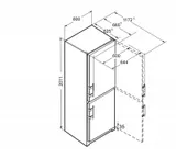 Холодильник Liebherr CNef 3915 нержавеющая сталь (двухкамерный)