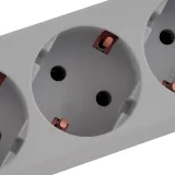 Сетевой фильтр Buro 500SL-1.5-G 1.5м (5 розеток) серый (пакет ПЭ)