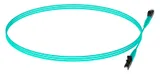 Патч-корд Panduit FZ2ELLNLNSNM001 2x50/125 OM4 LC дуплекс-LC дуплекс 1м LSZH аквамарин