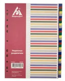 Разделитель индексный Бюрократ ID118 A4 пластик 31 индексов с бумажным оглавлением цветные разделы