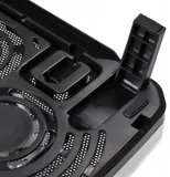 Подставка для ноутбука Buro BU-LCP156-B208 15.6"355x260x21мм 2xUSB 2x 80ммFAN 560г металлическая сетка/пластик черный