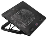 Подставка для ноутбука Buro BU-LCP156-B214H 15.6"355x255x30мм 2xUSB 2x 140ммFAN 900г металлическая сетка/пластик черный