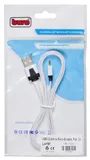 Кабель Buro BHP MICROUSB 1M FLAT USB (m)-micro USB (m) 1м белый плоский