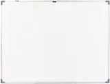 Доска магнитно-маркерная Deli E39034A лак белый 90x120см алюминиевая рама