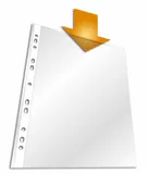 Папка-вкладыш Durable 2656-19 прозрачный матовые А4 вертикальный 60мкм (упак.:10шт)