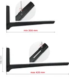 Кронштейн для СВЧ Holder MWS-2003 черный макс.40кг настенный фиксированный