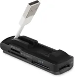 Устройство чтения карт памяти USB2.0 Buro BU-CR-108 черный