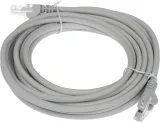 Патч-корд Lanmaster LAN-PC45/U5E-5.0-GY UTP RJ-45 вил.-вилка RJ-45 кат.5E 5м серый LSZH (уп.:1шт)