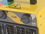 Тепловая пушка электрическая Ballu BHP-ME-5 5000Вт желтый/черный