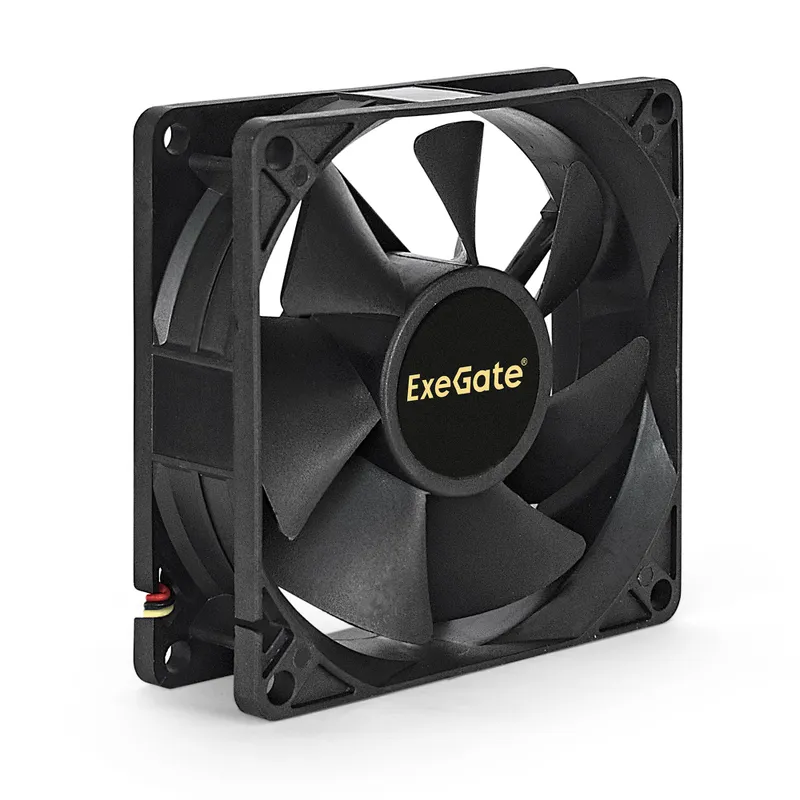 Вентилятор 12В DC ExeGate ExtraPower EP08025S3P (80x80x25 мм, Sleeve bearing (подшипник скольжения), 3pin, 2800RPM, 28dBA)