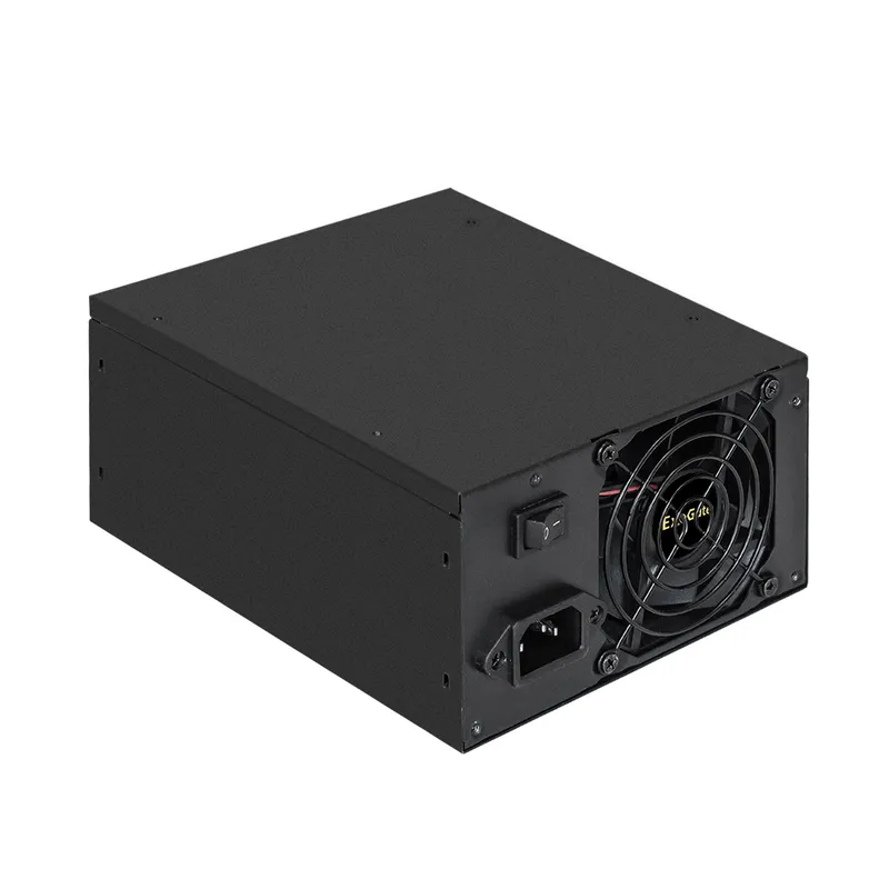 Серверный БП 800W ExeGate ServerPRO-800ADS (ATX, APFC+DC-DC, КПД 82% (80 PLUS), 2x8cm fans, 24pin, 2x(4+4)pin, 2xPCI-E, 10xSATA, 5xIDE, black)