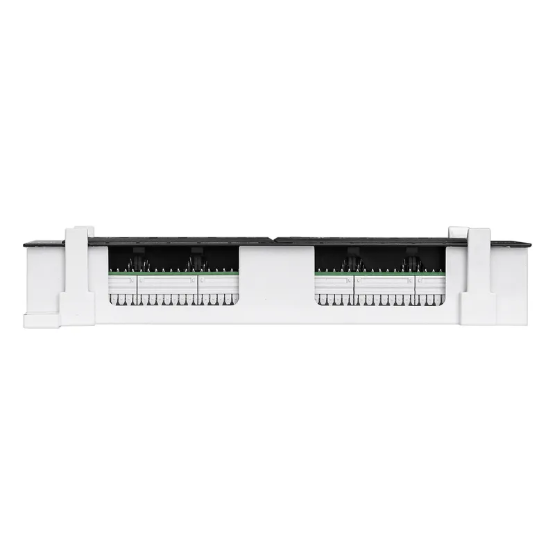 Патч-панель ExeGate EPPW-12-8P8C-C5e-FR (UTP, настенная, 12 port, cat.5e, KRONE&110(dual IDC), RoHS, Black, RTL)