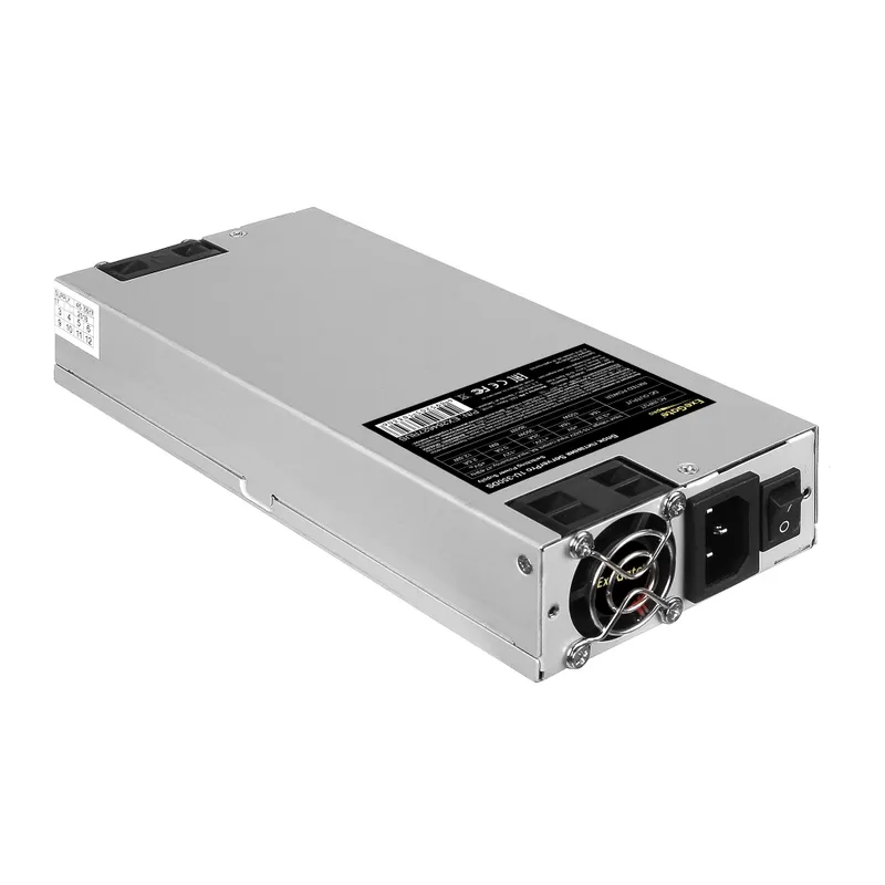 Серверный БП 350W ExeGate ServerPRO-1U-350DS (1U, 2x4cm fans, 24pin, (4+4)pin, PCI-E, 3xSATA, 2xIDE)