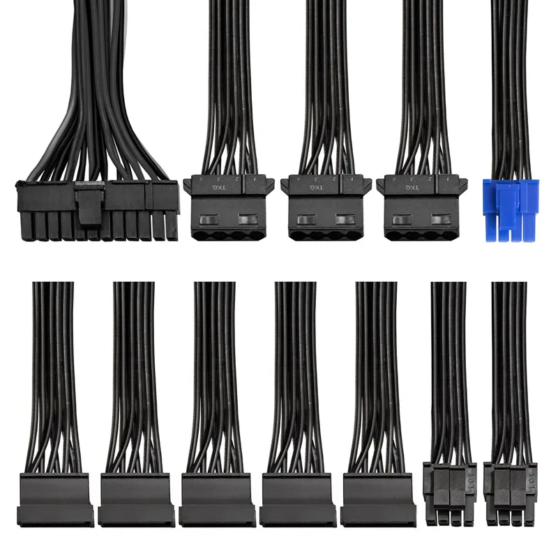 Серверный БП 500W ExeGate ServerPRO-2U-500ADS (2U, APFC+DC-DC, КПД 87% (80 PLUS Silver), 6cm ball bearing fan, flat cables 24pin, 2x(4+4)pin, PCI-E, 5xSATA, 3xIDE)