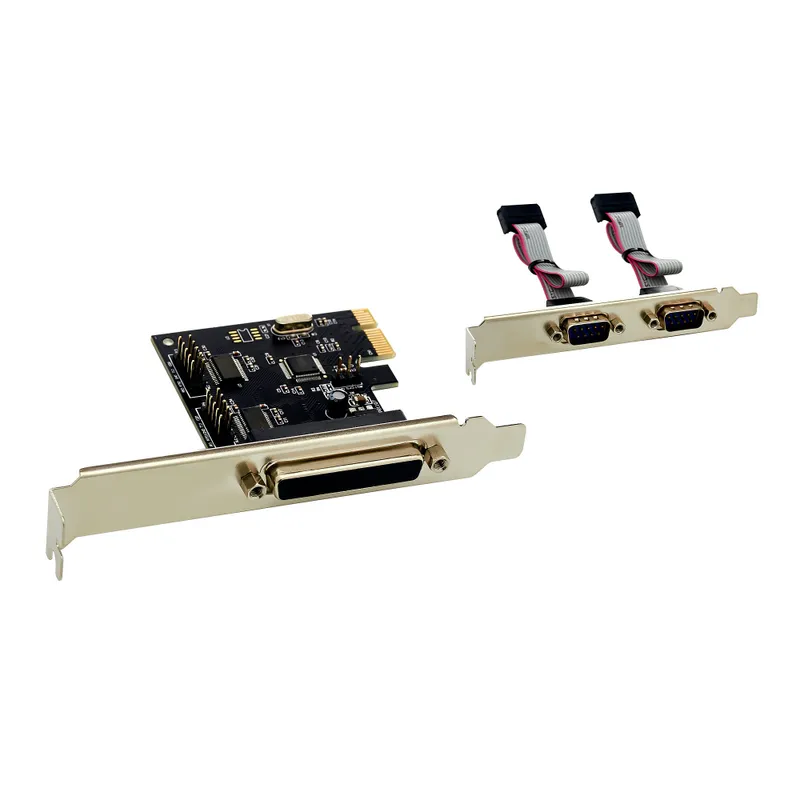 Контроллер ExeGate EXE-303 (PCI-E x1 v1.1, 2*COM port + 1*LPT, WinChipHead Chipset WCH382L)